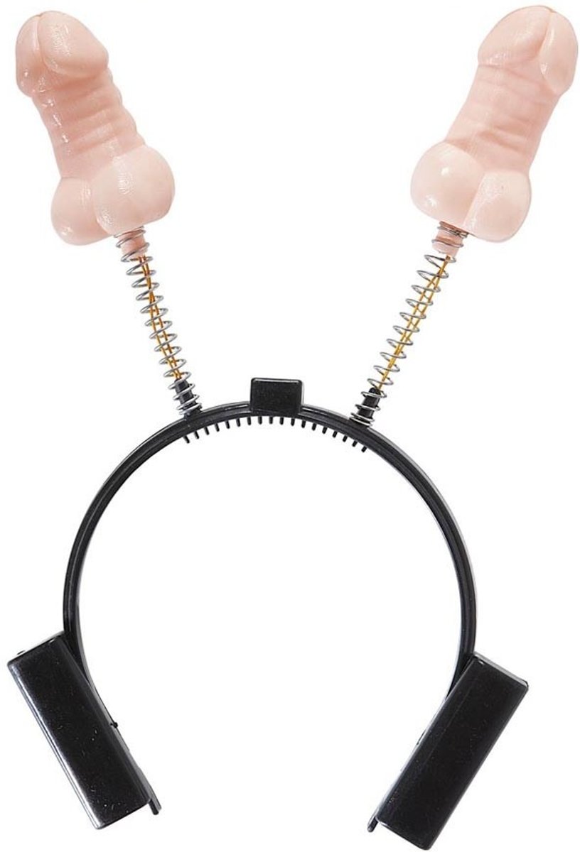 WIDMANN - Diadeem voor volwassenen met lichtgevende penis erop - Accessoires > 18+